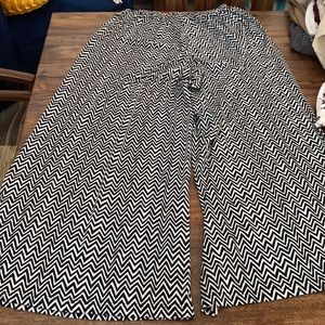 Chevron Palazzo Pants